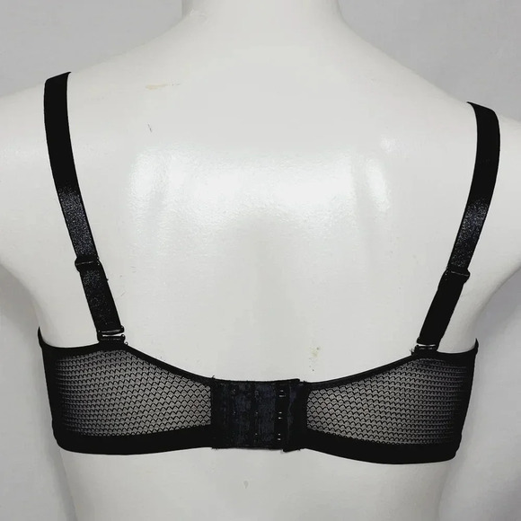 XL X-LARGE Hanes G521 HB21 Oh So Light Comfort Wireless Wire Free Bra Black NWT - Picture 3 of 4
